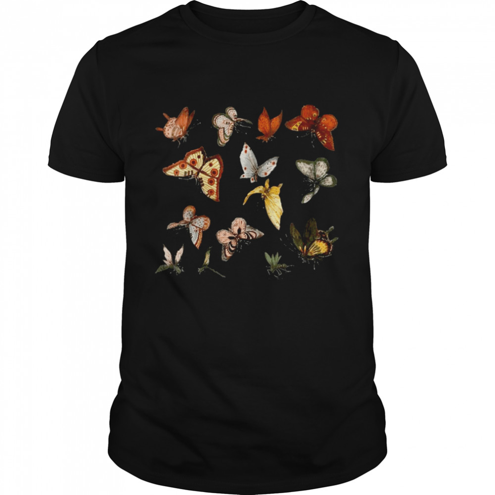 Moth Dark Aesthetic Goblincore Collage Shirt