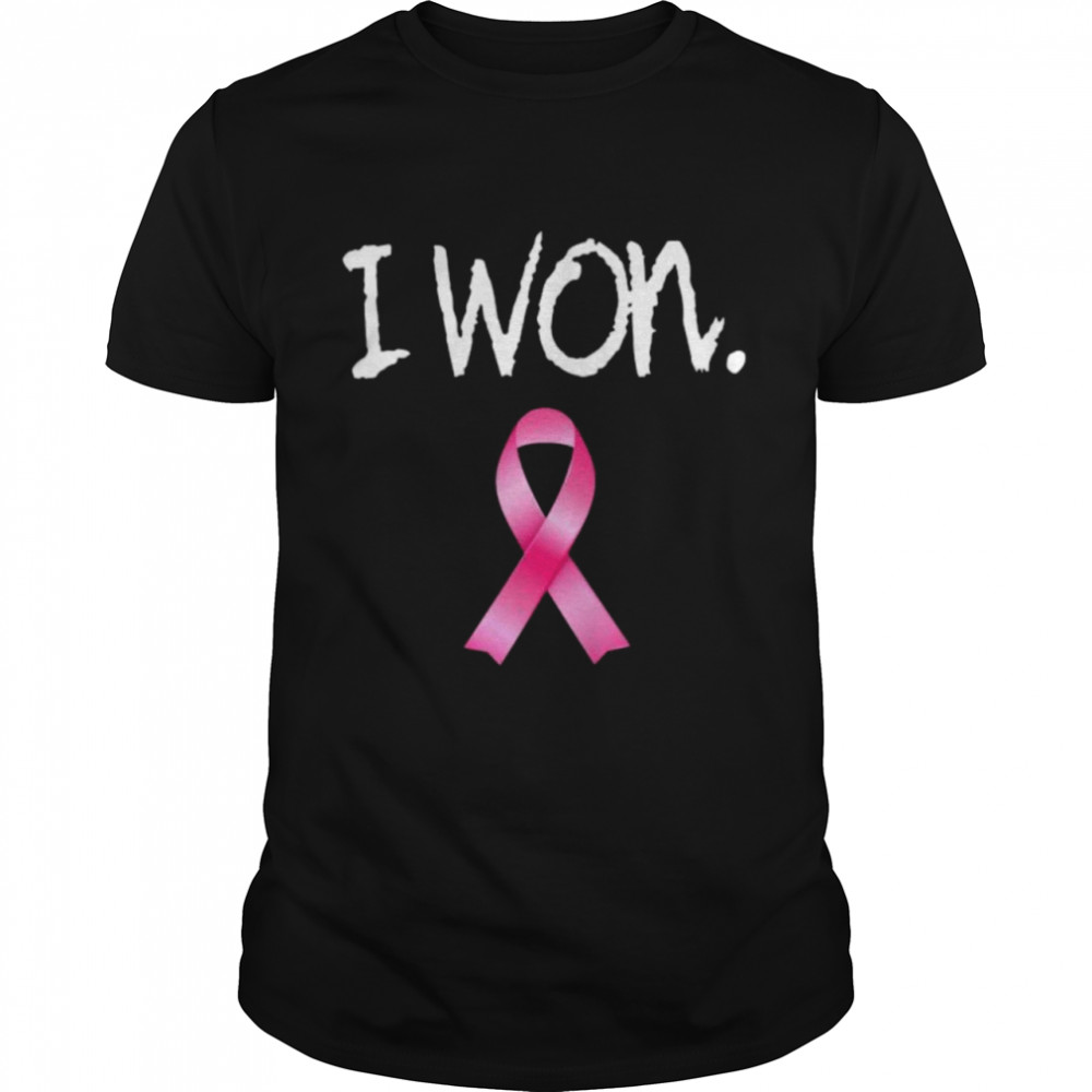 I Won Breast Cancer Awareness Pink 2021 Shirt