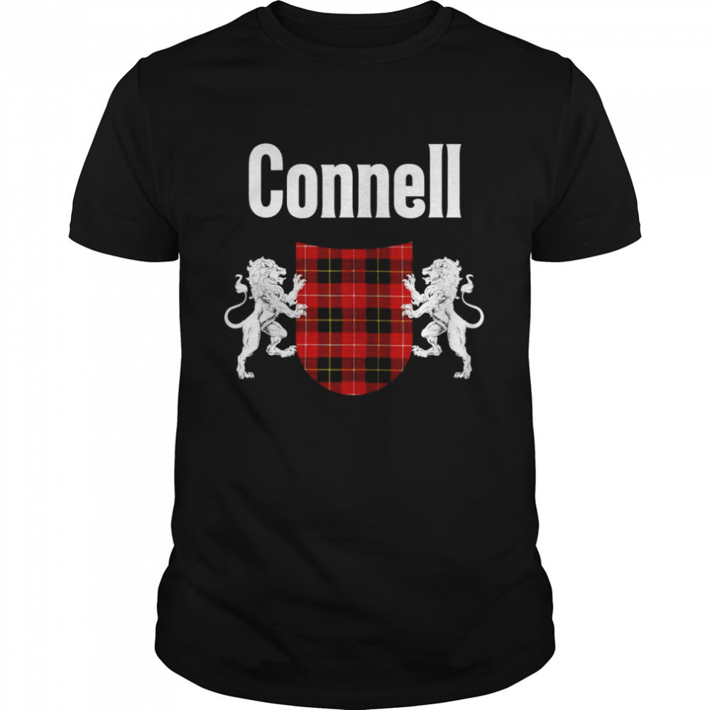 Connell Clan Scottish Name Coat Of Arms Tartan  Classic Men's T-shirt