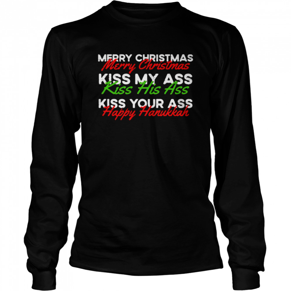 Santa Butt If You Don't Like Houston Astros Merry Kissmyass Christmas Shirt