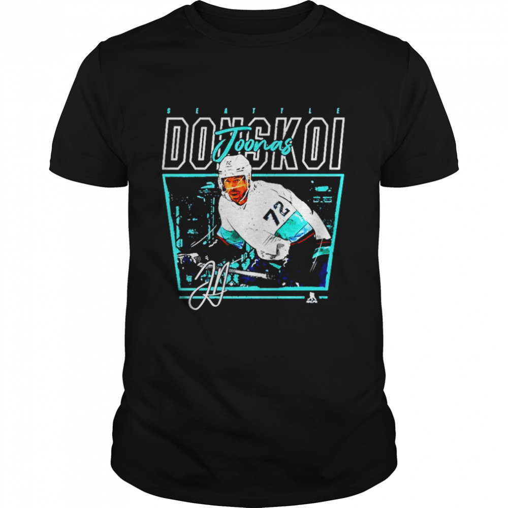 Joonas Donskoi Seattle Kraken Cage signature shirt