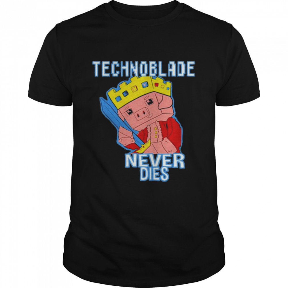 Technoblade Never Dies Character Graphic T-shirt Gamer Merch Gildan Med  Orange