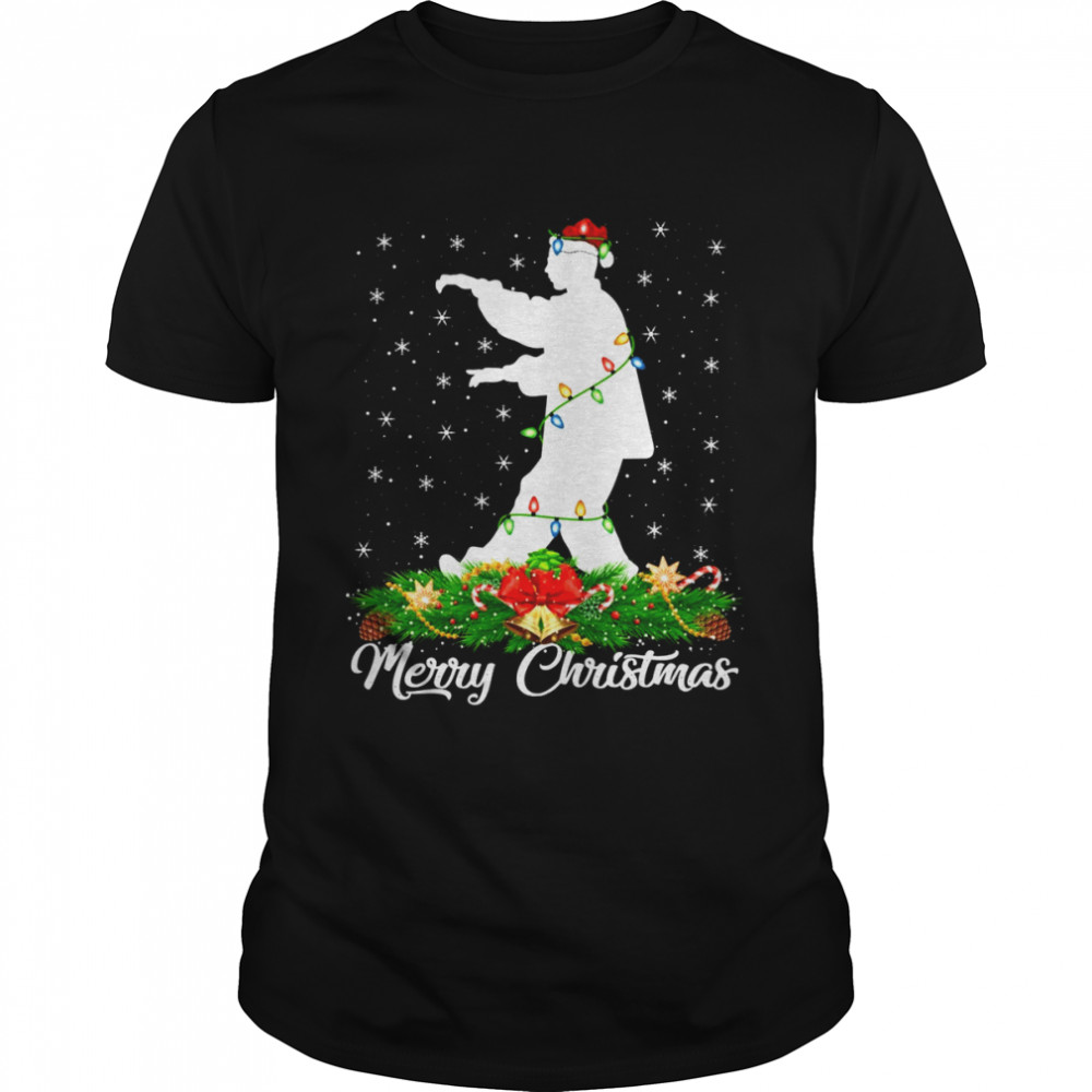 ai Chi Martial Arts Matching Santa Tai Chi Christmas  Classic Men's T-shirt