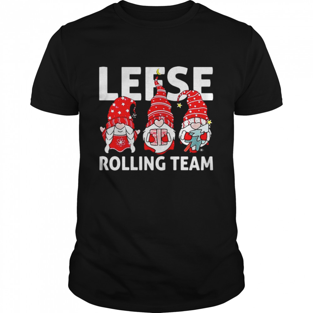 Gnomes lefse rolling team Christmas shirt