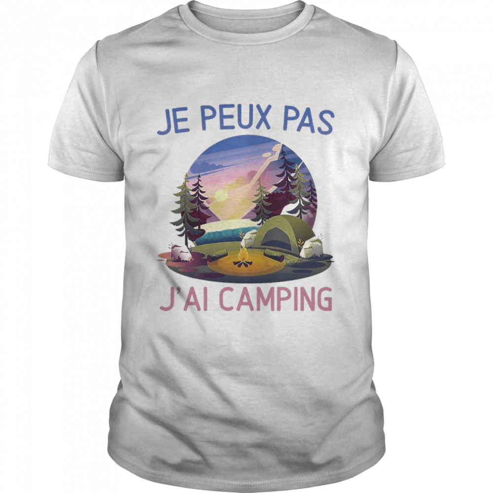 Je Peux Pas JAi Camping T-shirt Classic Men's T-shirt