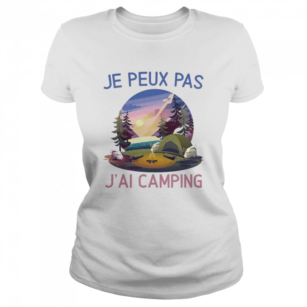 Je Peux Pas JAi Camping T-shirt Classic Women's T-shirt