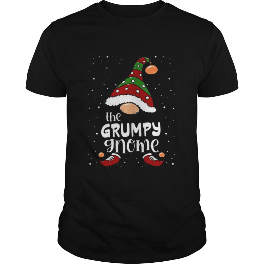 Grumpy Gnome Family Matching Christmas  Classic Men's T-shirt