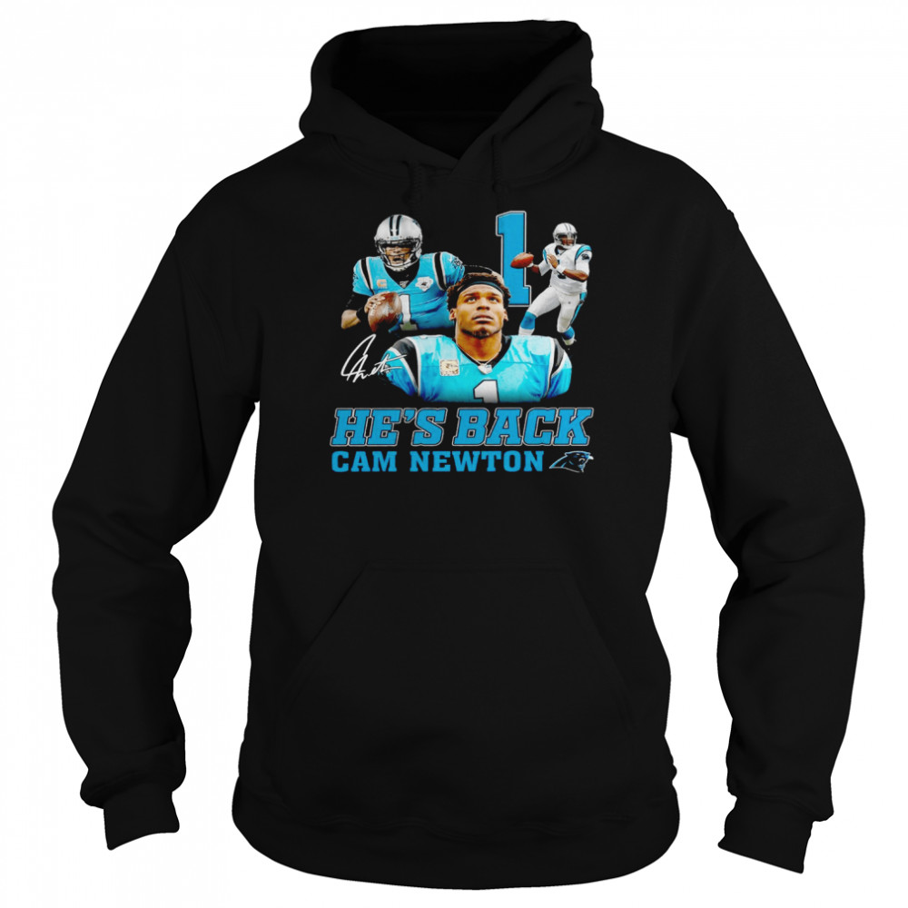 1 He's back cam newton shirt - Kingteeshop