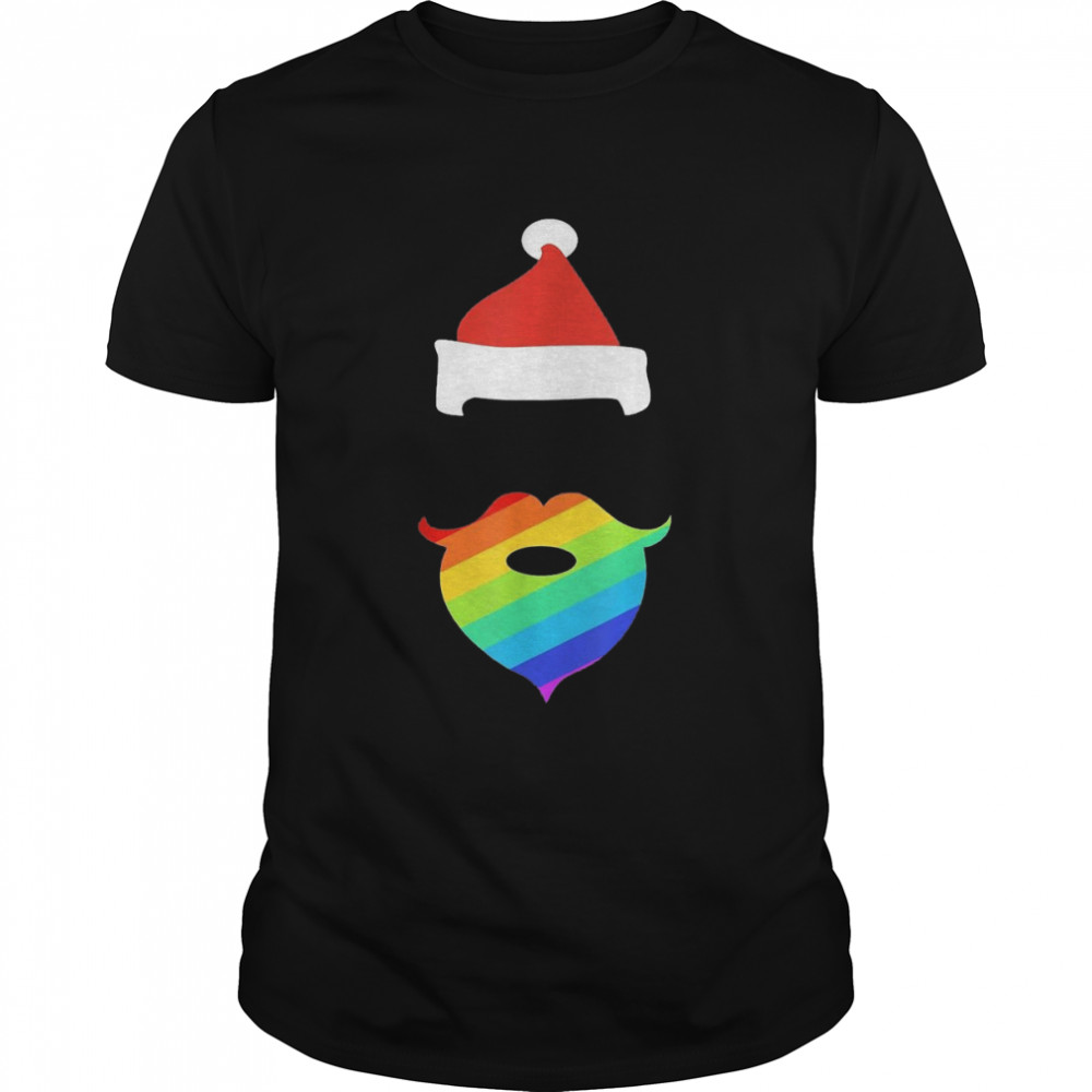 Santa LGBTQ Christmas Sweater  Classic Men's T-shirt