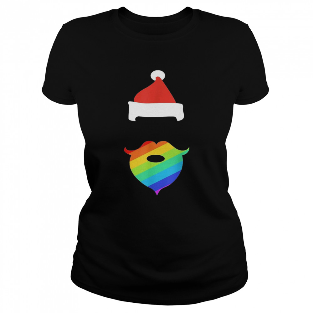 Santa LGBTQ Christmas Sweater  Classic Women's T-shirt
