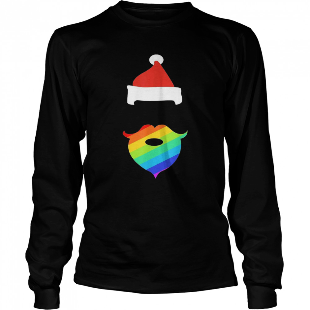 Santa LGBTQ Christmas Sweater  Long Sleeved T-shirt