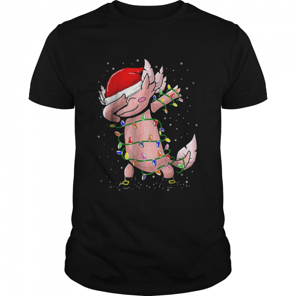 Axolotl Dabbing As Christmas T- Classic Men's T-shirt