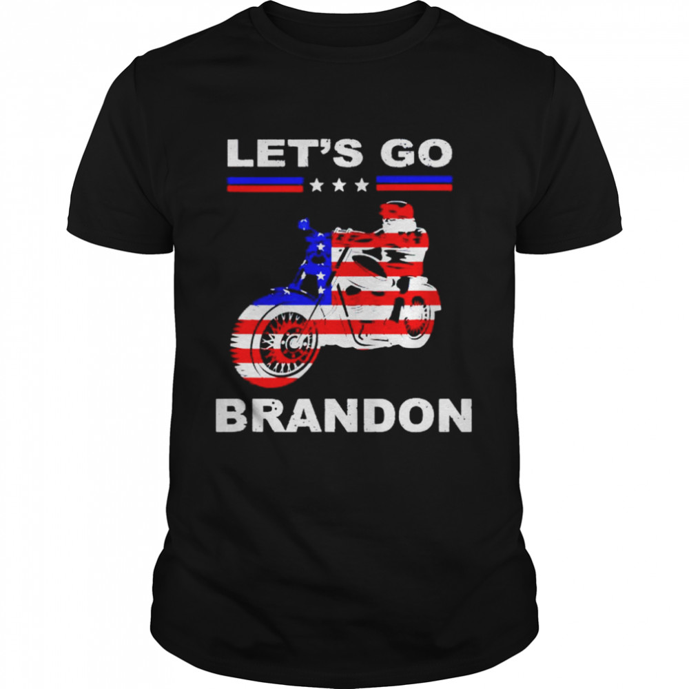 biker let’s go Brandon shirt Classic Men's T-shirt