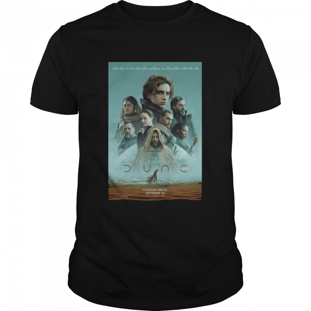 Dune It Begins Cinema Movie Poster Shirt