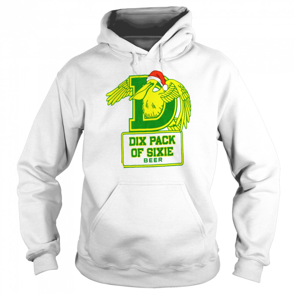 Dix pack os sixie beer Christmas shirt Unisex Hoodie