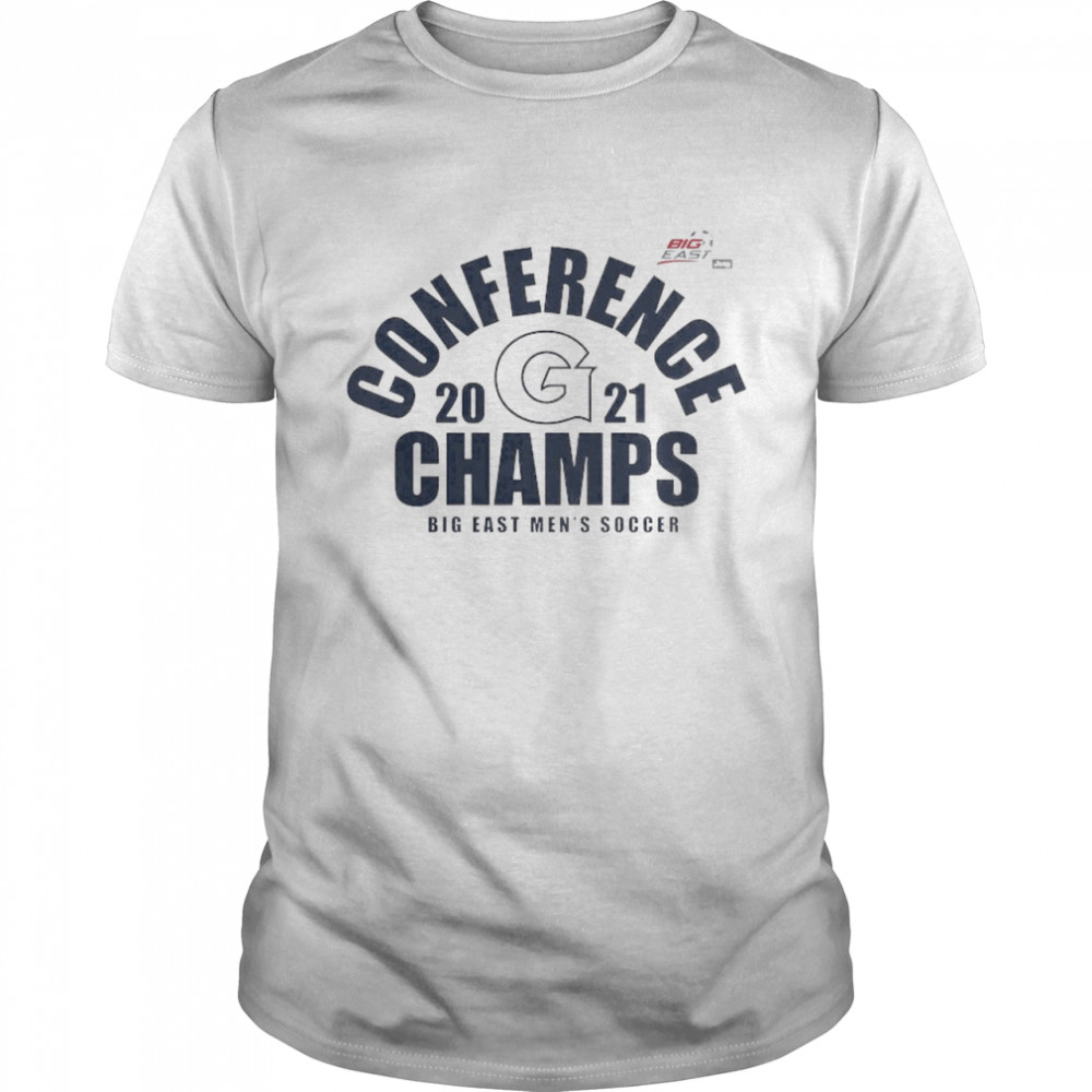 Fanatics Branded Georgetown Hoyas 2021 Big East Men’s Soccer Champions T-Shirt
