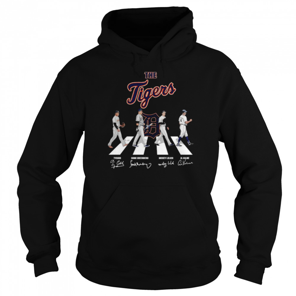 The Detroit Tigers Abbey Road Signatures  Unisex Hoodie