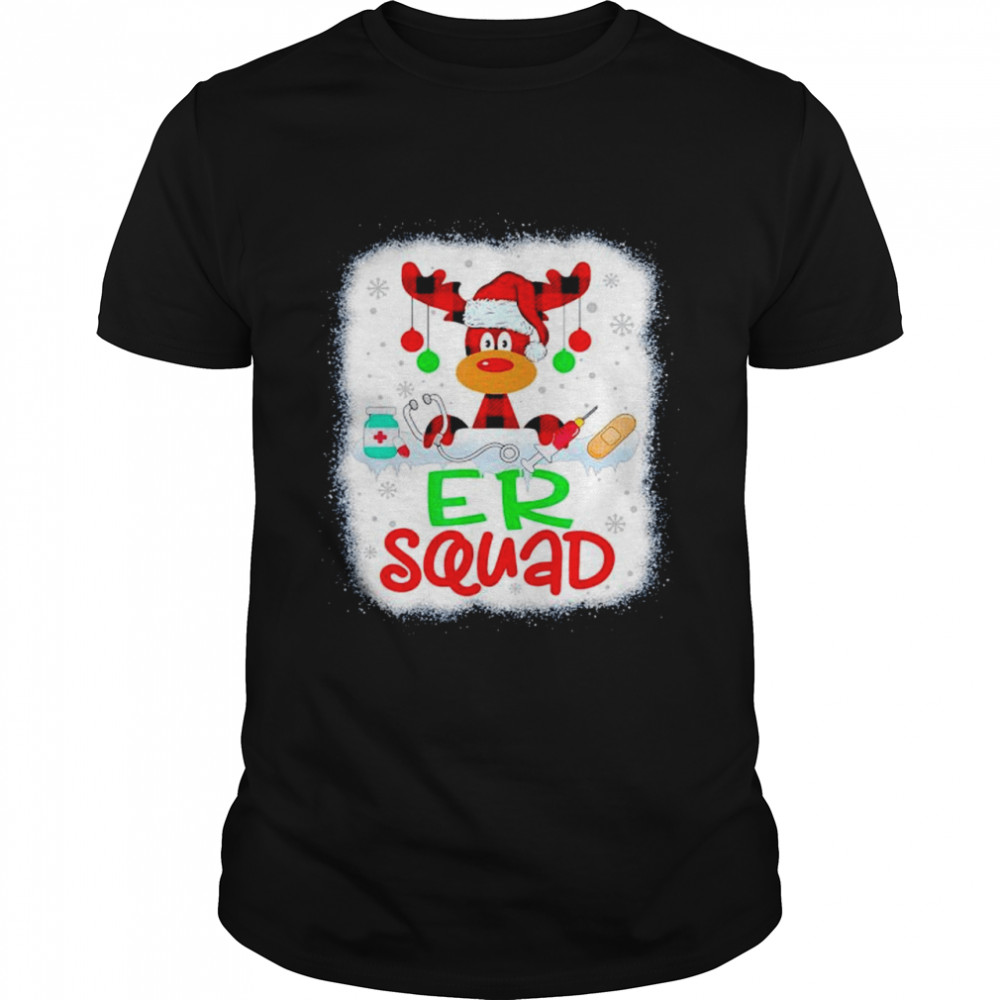 Nurse Reindeer er squad Christmas shirt