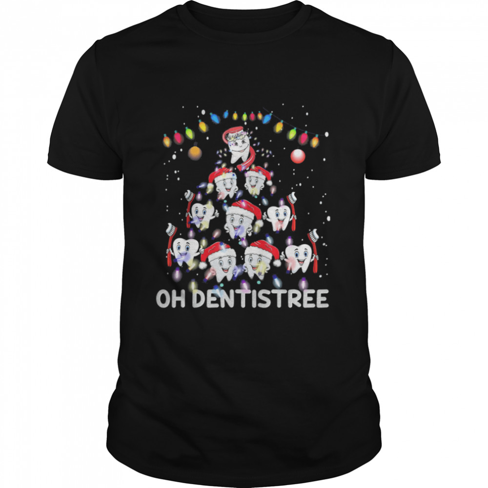 Oh Dentistree Xmas Christmas Dentist Dental Assistant Tee  Classic Men's T-shirt