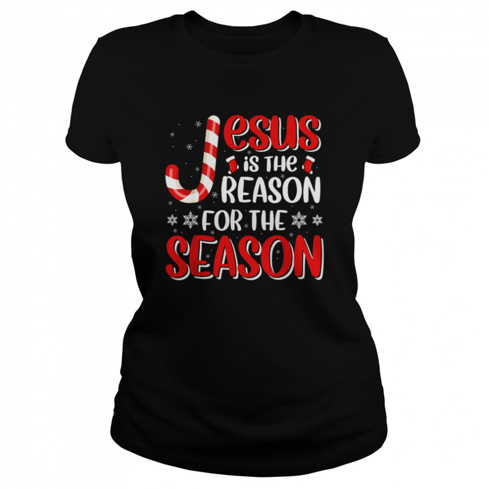 Christian Jesus The Reason Christmas Stocking Stuffer  Classic Women's T-shirt