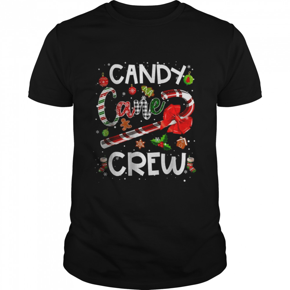 Candy Cane Crews Funny Christmas Candies Lover Xmas Holiday T-Shirt