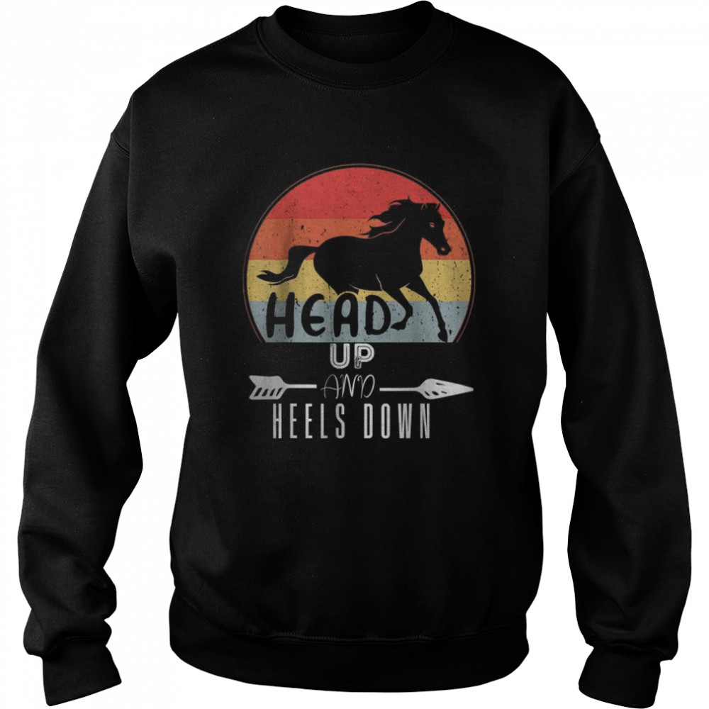 Head Up And Heels Down Lover Horse Rider Riding Equestrian Shirt by Macoroo  - Issuu