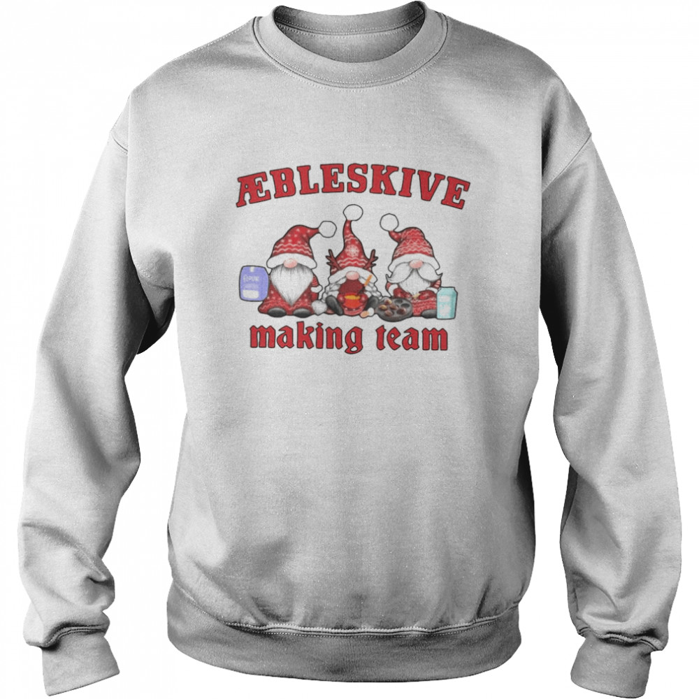 Aebleskive Making Team  Unisex Sweatshirt