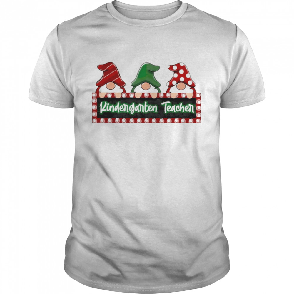 Christmas Gnomes Kindergarten Teacher Sweater Classic Men's T-shirt