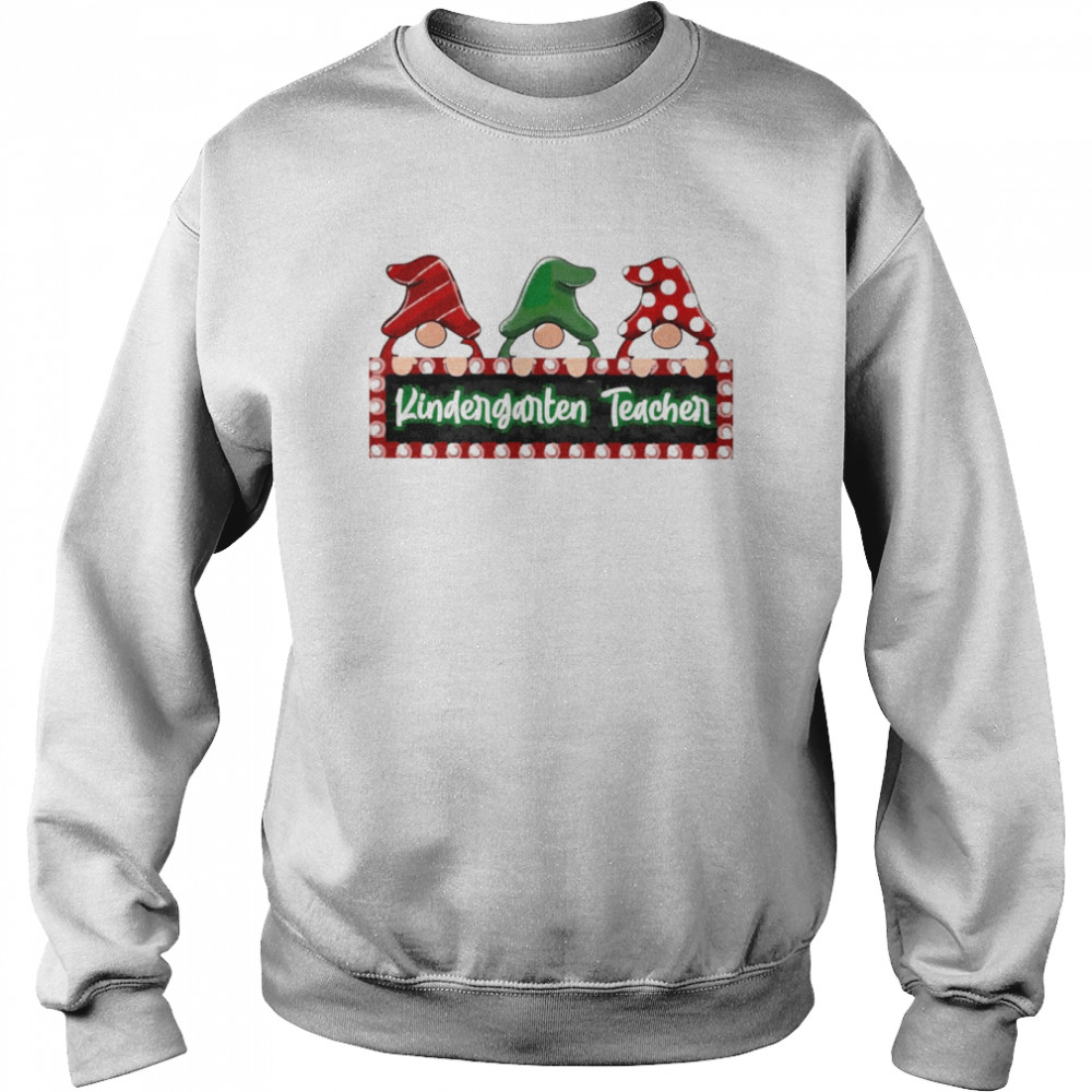 Christmas Gnomes Kindergarten Teacher Sweater Unisex Sweatshirt