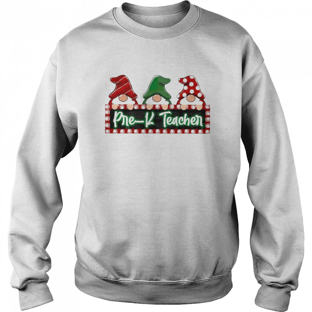 Christmas Gnomes Pre-K Teacher Sweater Unisex Sweatshirt