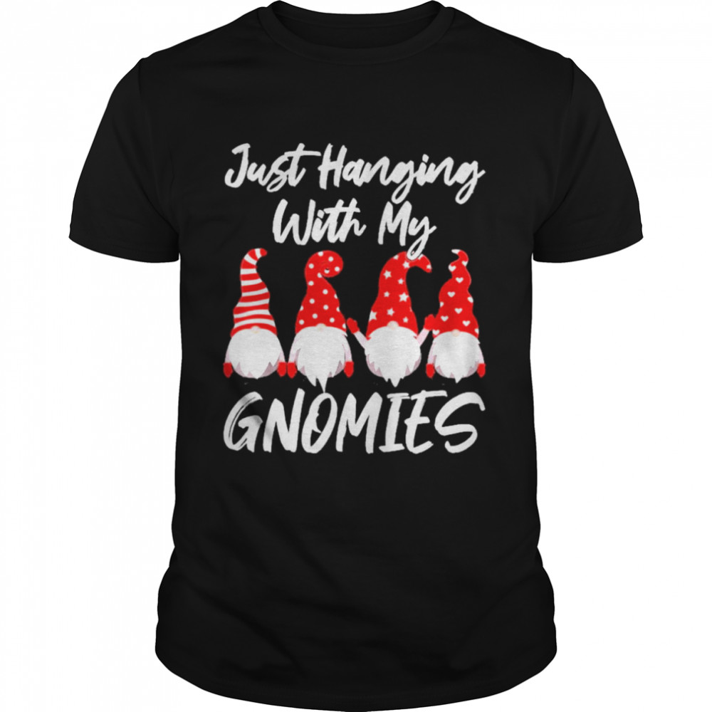 Merry Christmas Just Hanging With My Gnomies shirt Classic Men's T-shirt
