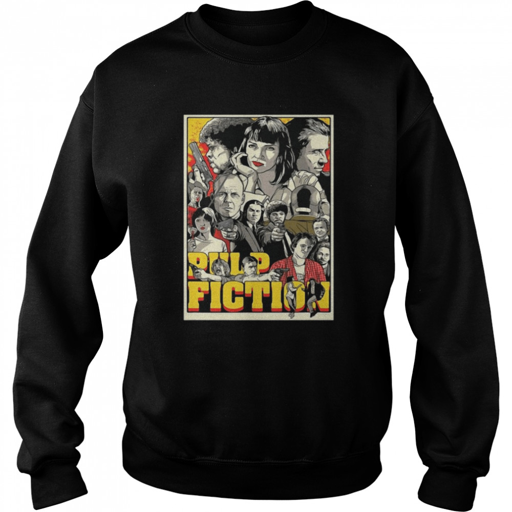 Pulp Fiction Characters Unisex Sweatshirt