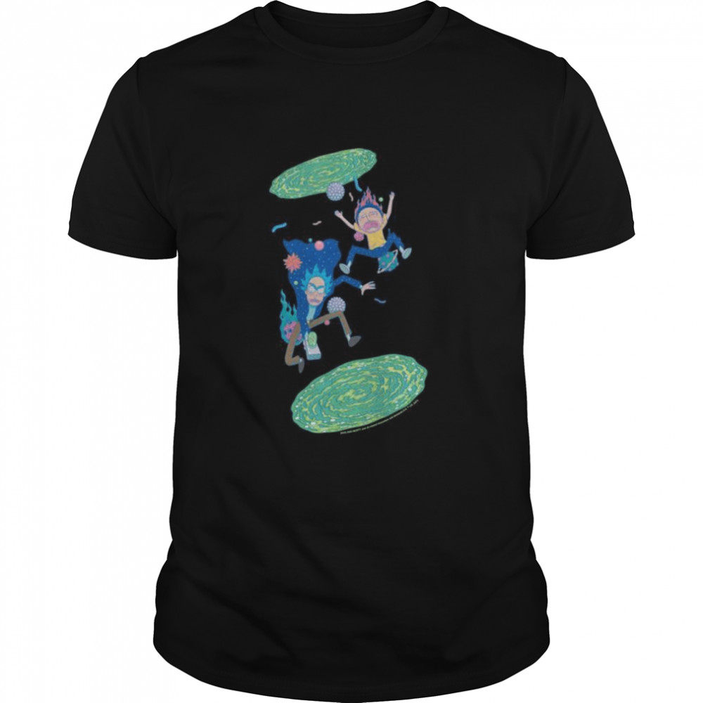 Rick and Morty Portal Jump Shirt