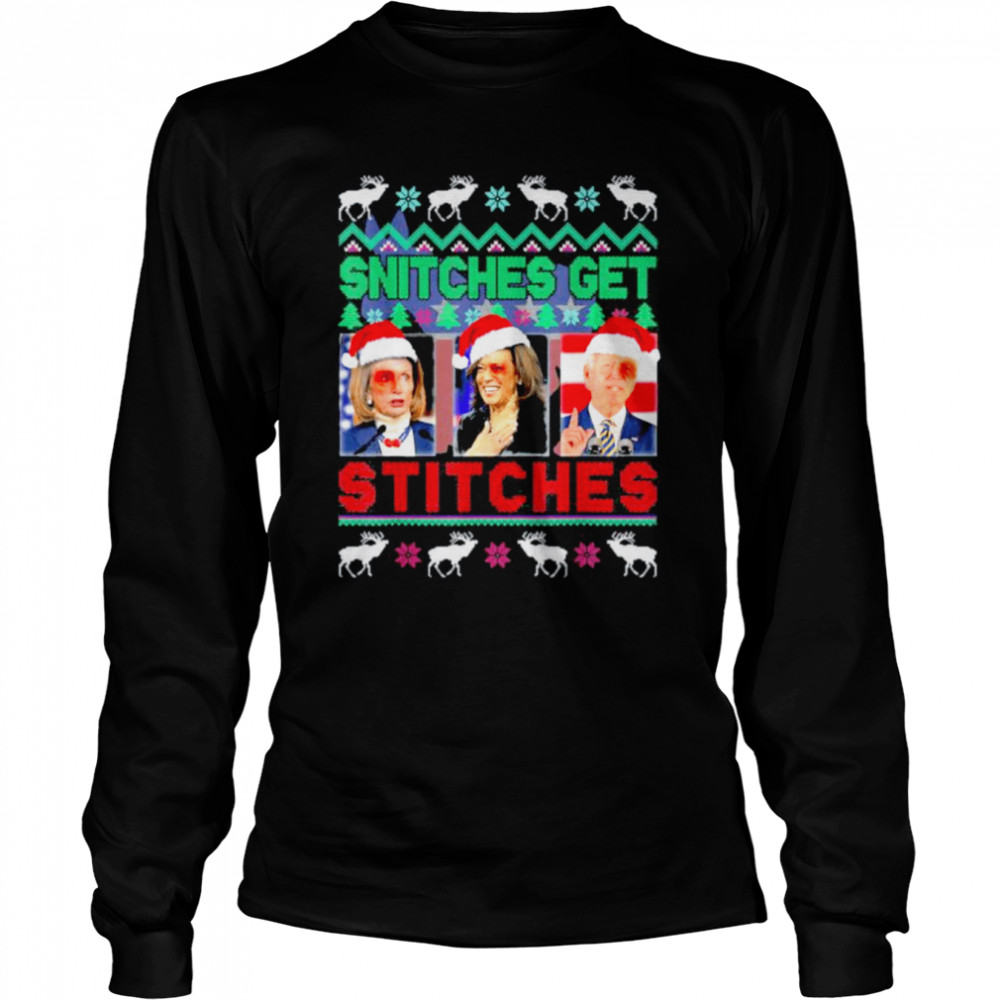Snitches – Joe Biden and nancy Snitches Get Stitches Christmas - Kingteeshop