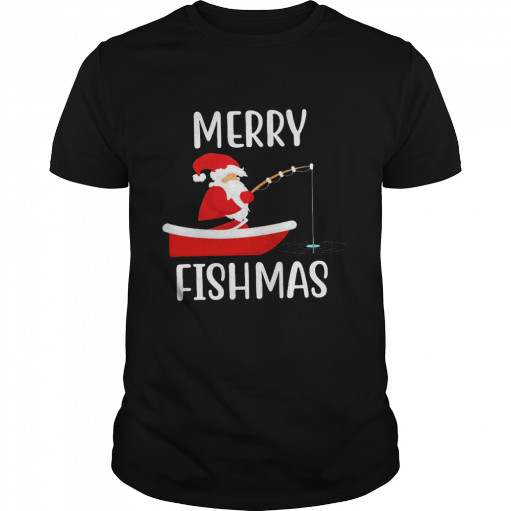 Santa Merry fishmas shirt