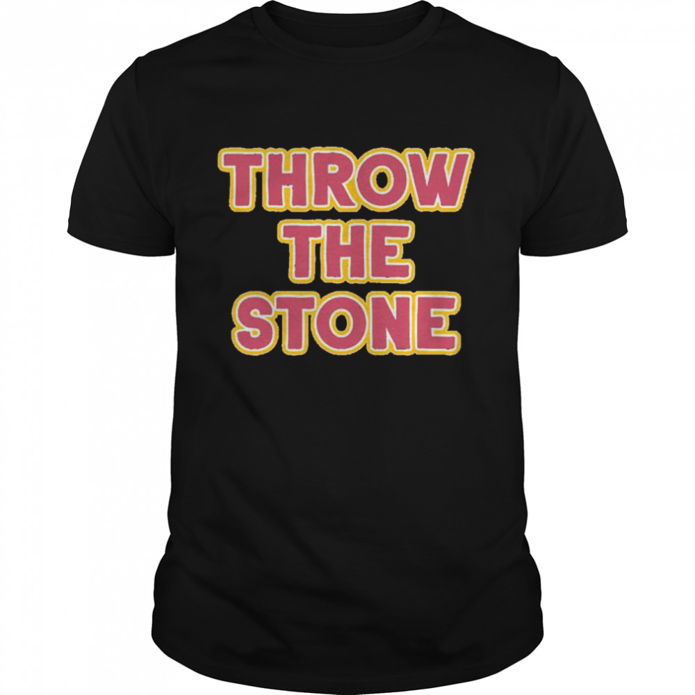 Washington DC Football throw the stone shirt