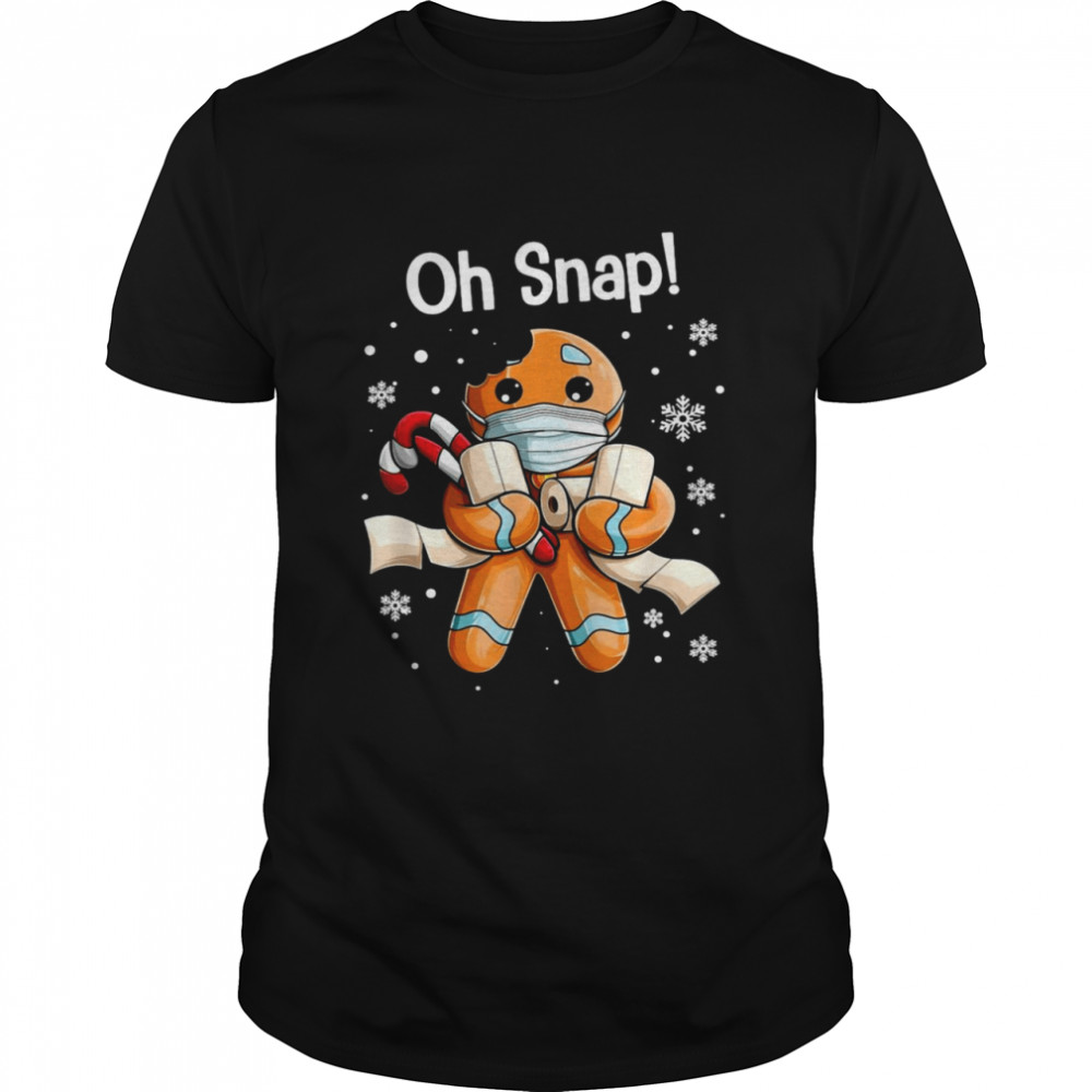 Oh Snap Christmas Gingerbread Man Sweater  Classic Men's T-shirt