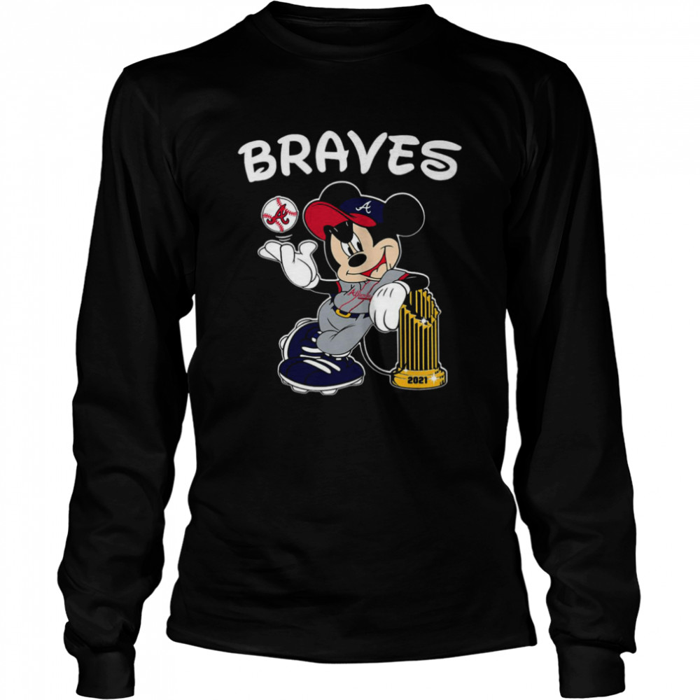 Buy Mickey Atlanta Braves World Series Champions 2021 Shirt For