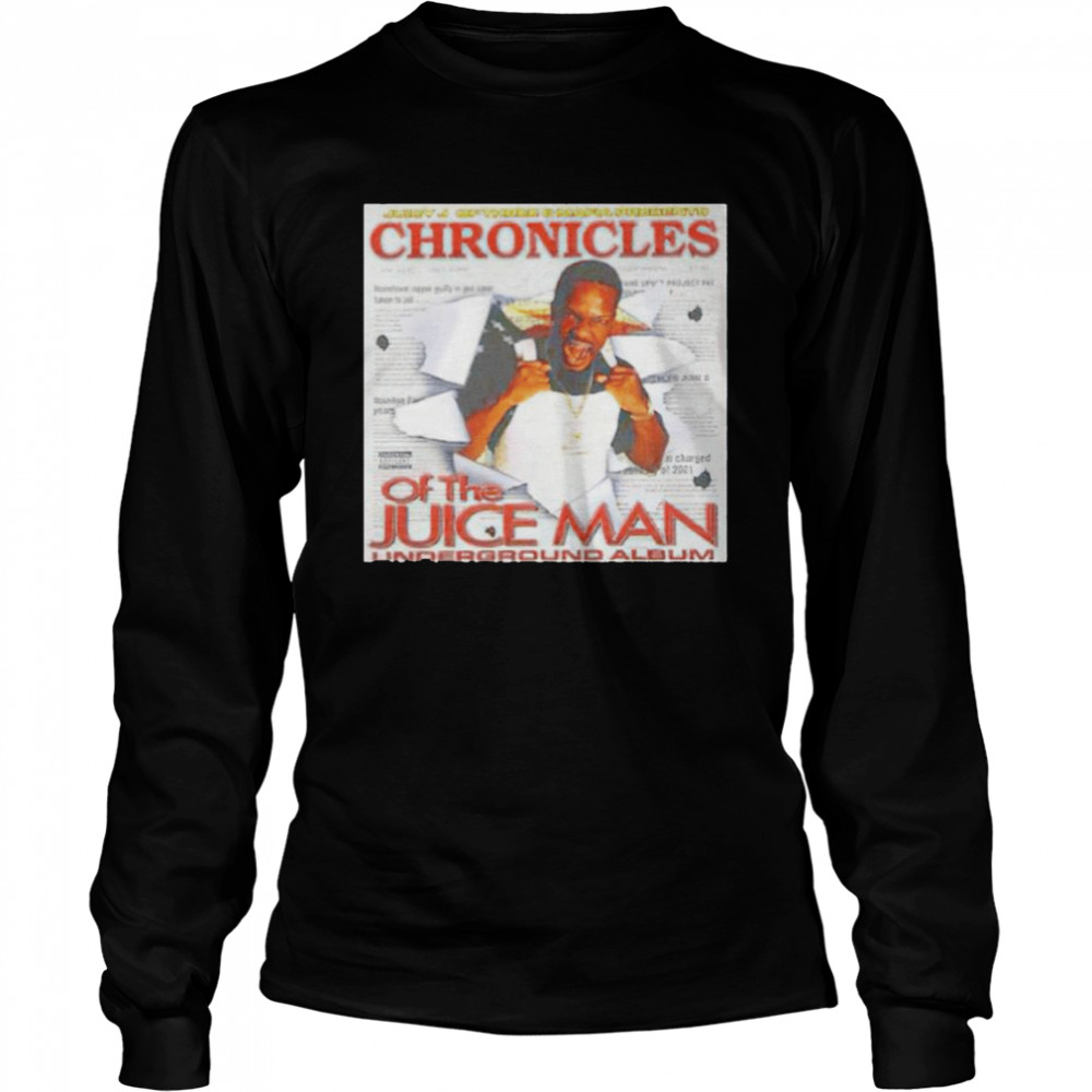 Three 6 Mafia Chronicles of the Juice Man underground album shirt