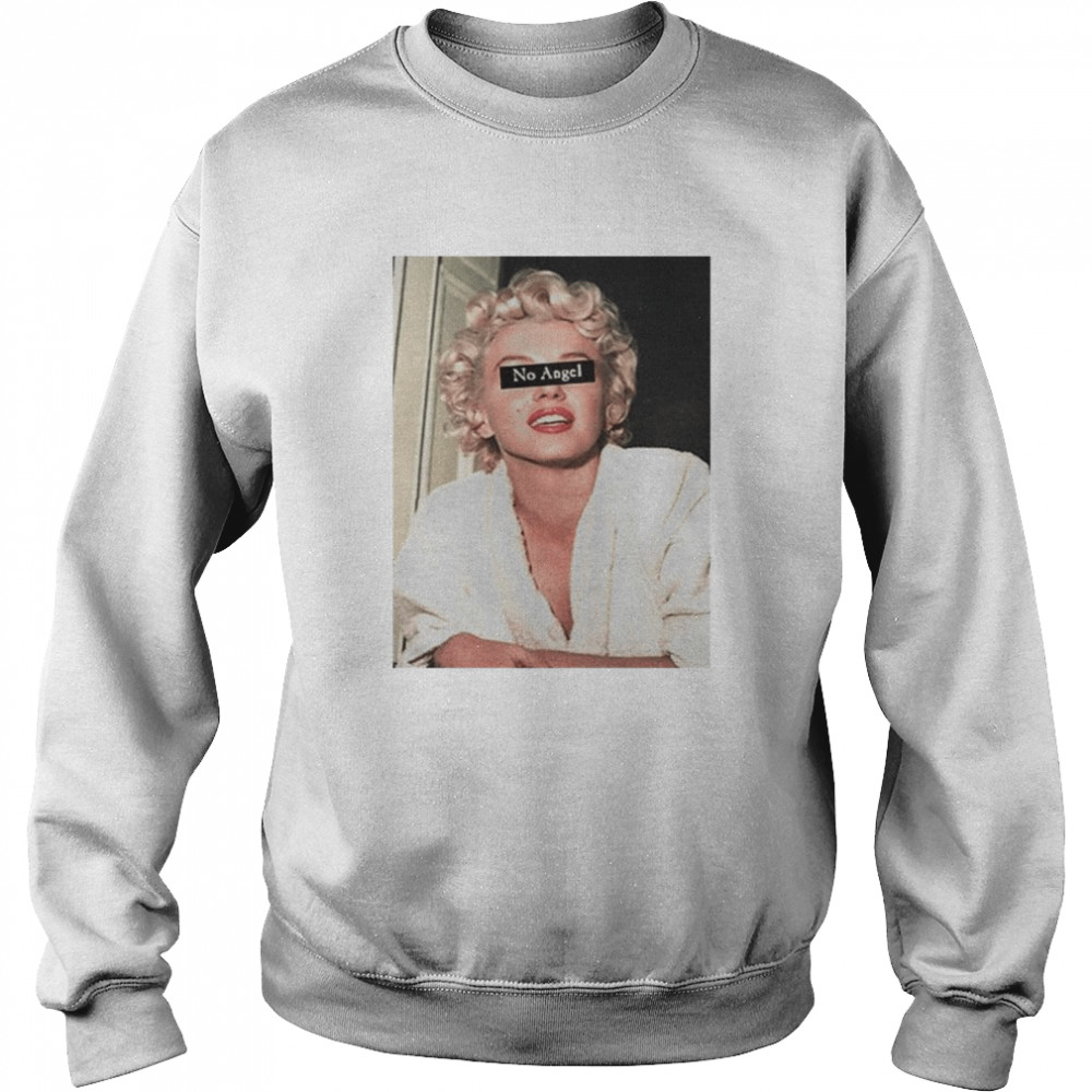 Marilyn Monroe V-Neck T-Shirt La Puig Los Angeles Dodgers Juniors M-2Xl  White
