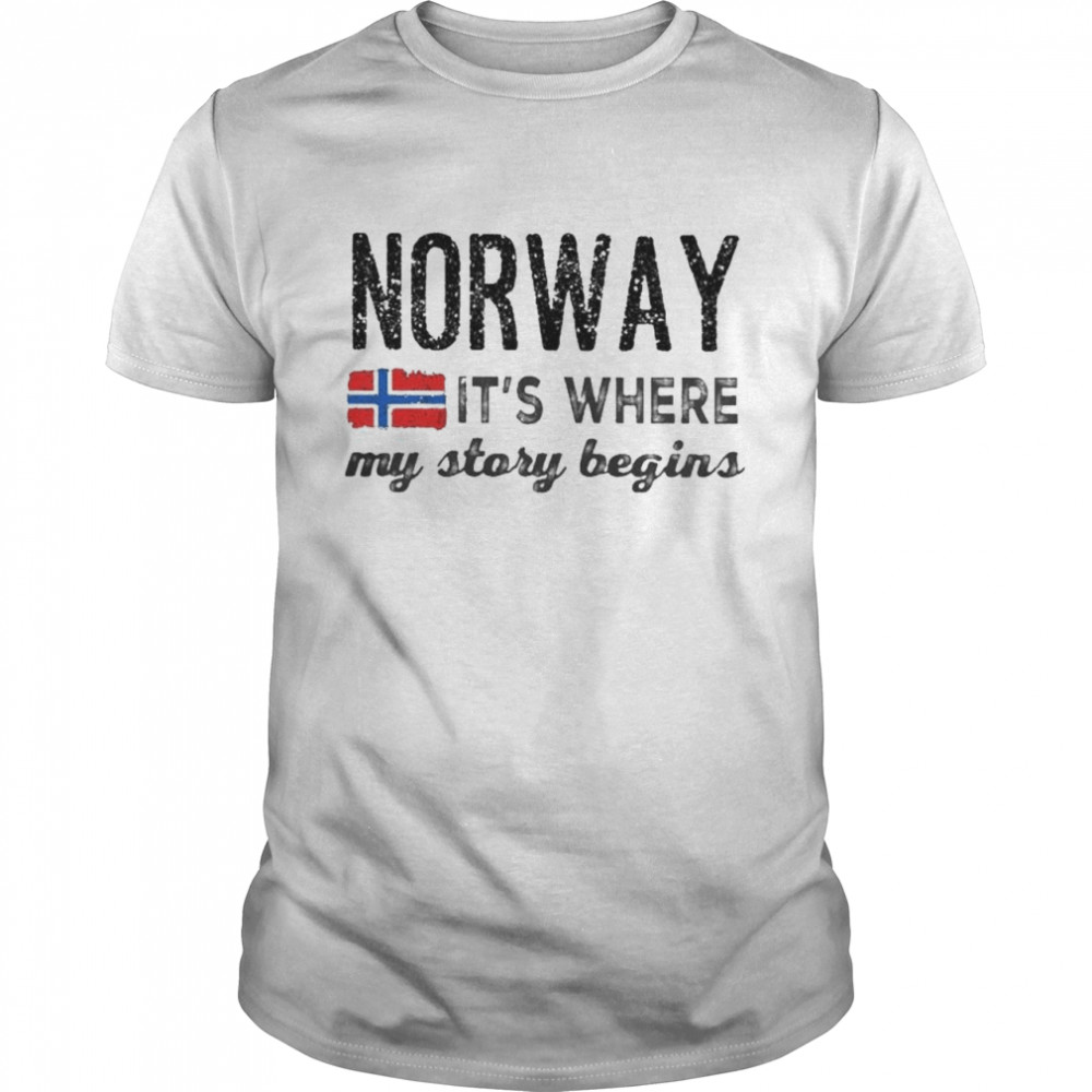 Norway it’s where my story begins shirt