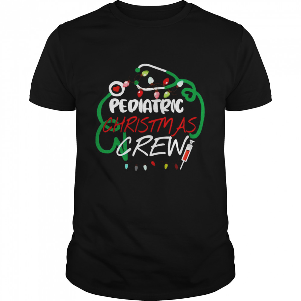 Pediatric Christmas Crew Pediatrician Nurse Shirt