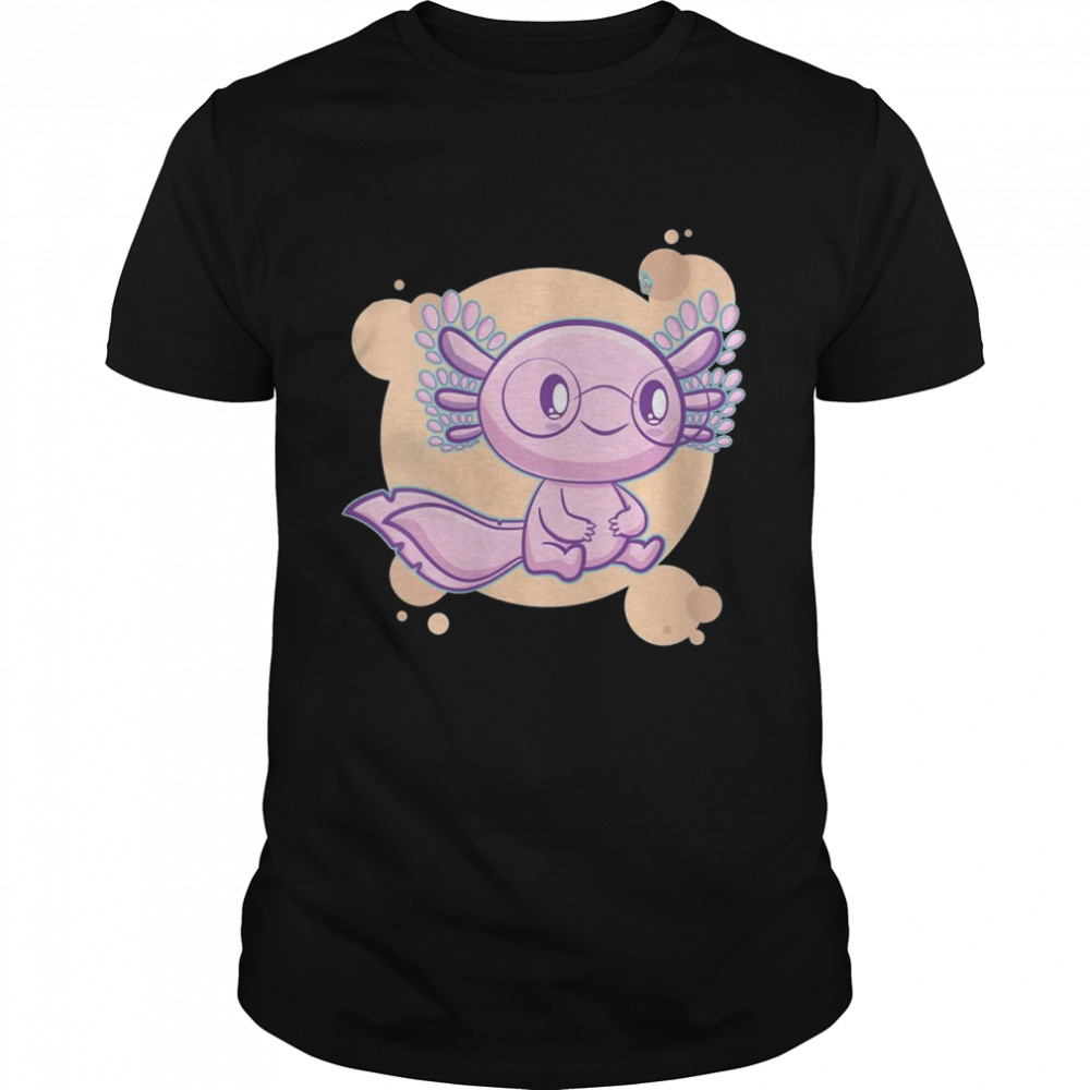  Big Axolotl Bubbletea Premium T-Shirt : Clothing