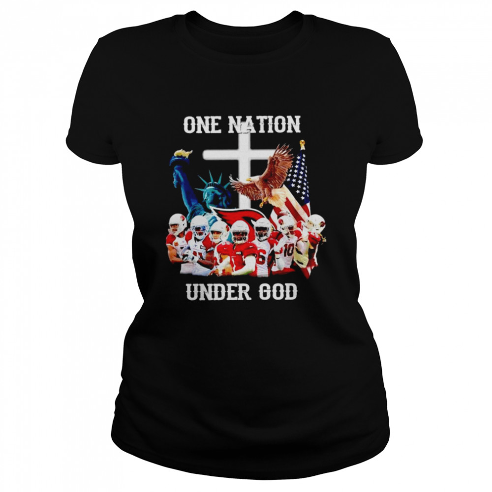 Arizona Cardinals team one nation under god T-shirt Classic Women's T-shirt