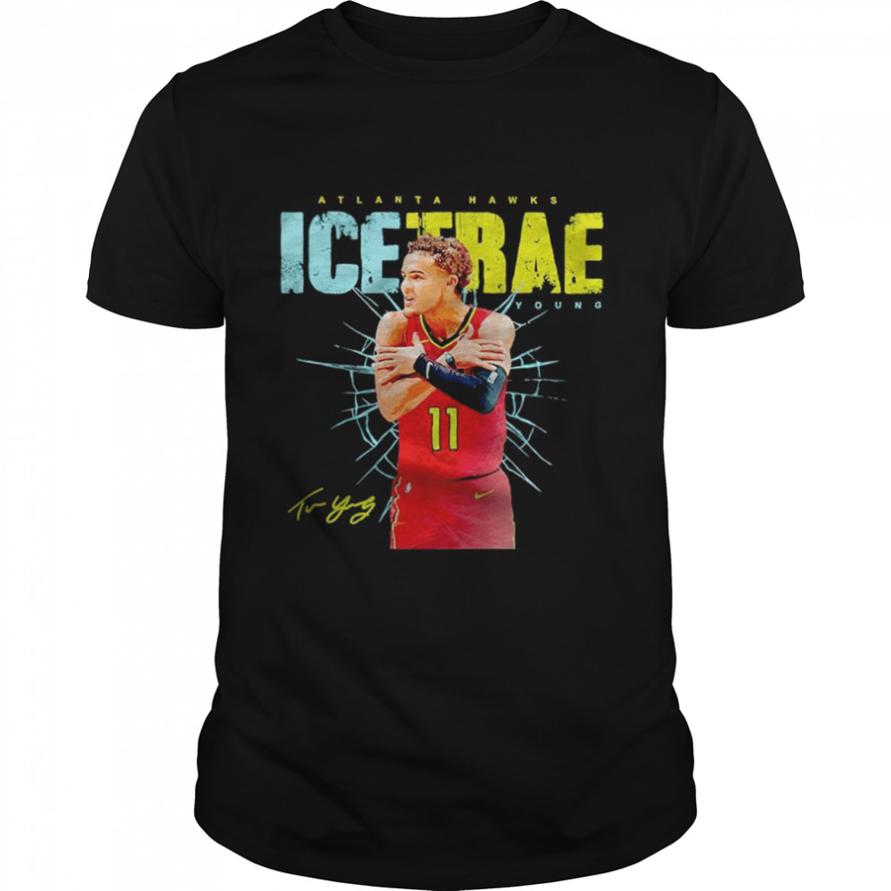 Atlanta Hawks Ice Trae Young signature shirt Classic Men's T-shirt