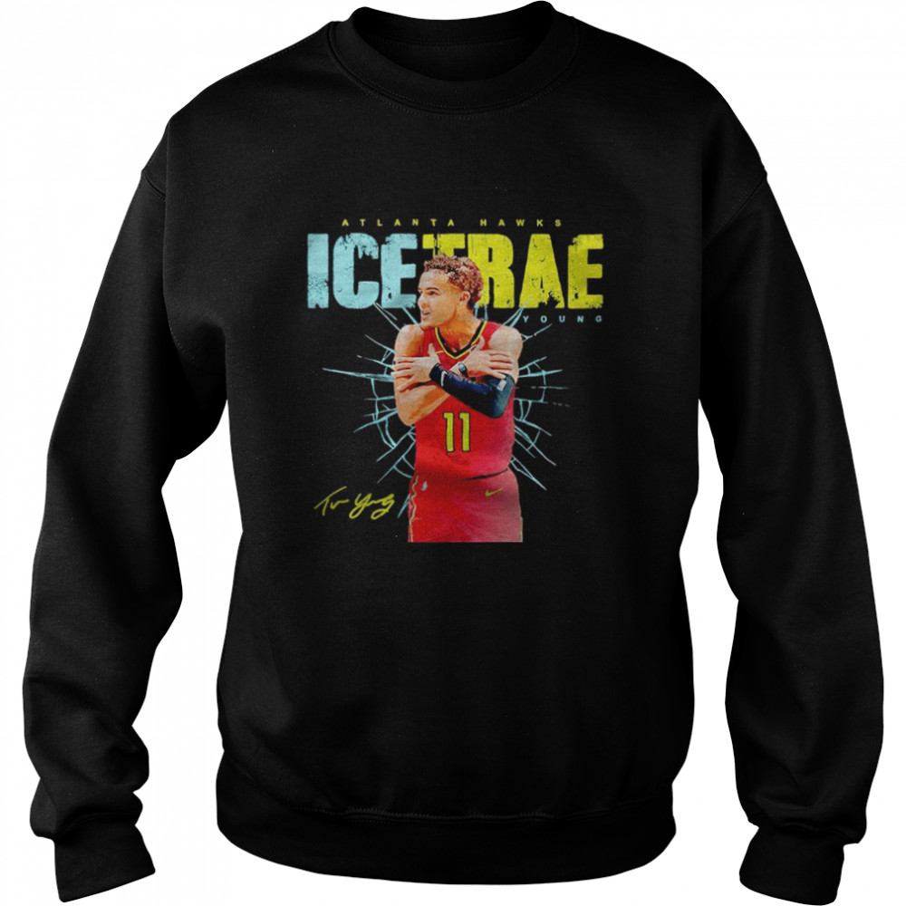 Atlanta Hawks Ice Trae Young signature shirt Unisex Sweatshirt