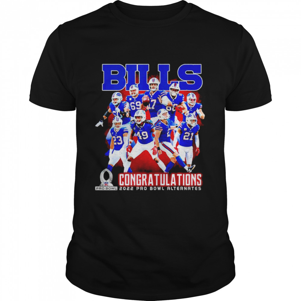Bills Congratulations 2022 Pro Bowl Alternates shirt Classic Men's T-shirt