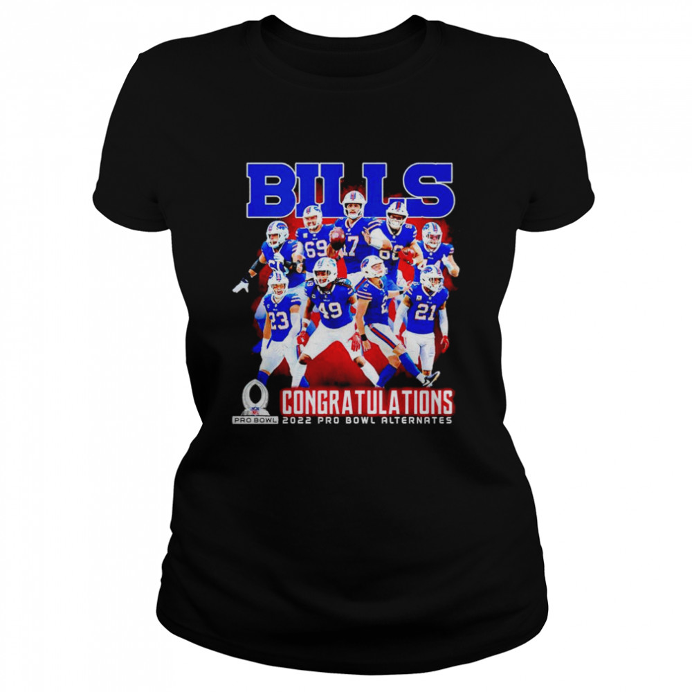 Bills Congratulations 2022 Pro Bowl Alternates shirt Classic Women's T-shirt