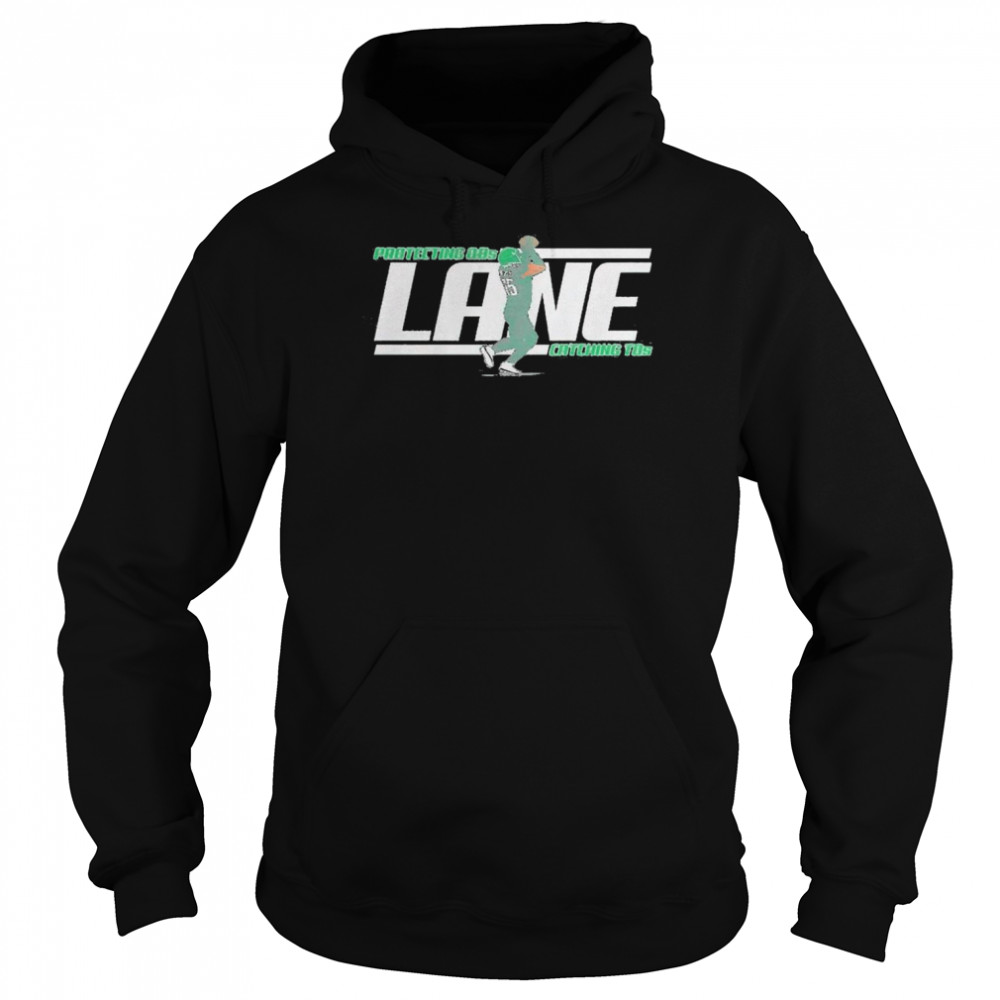 Lane Johnson protecting QBS and catching TDS shirt Unisex Hoodie