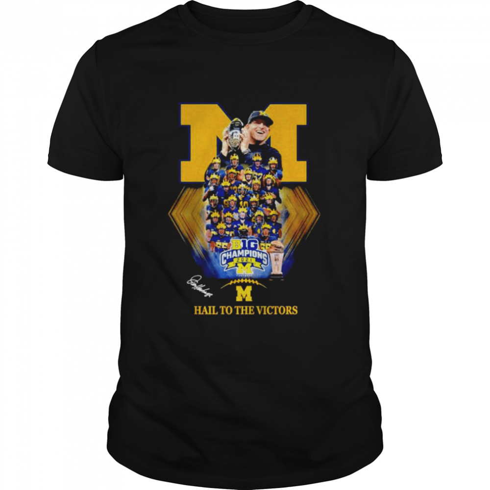 Michigan hail to the victors B1g Champions 2021 shirt Classic Men's T-shirt